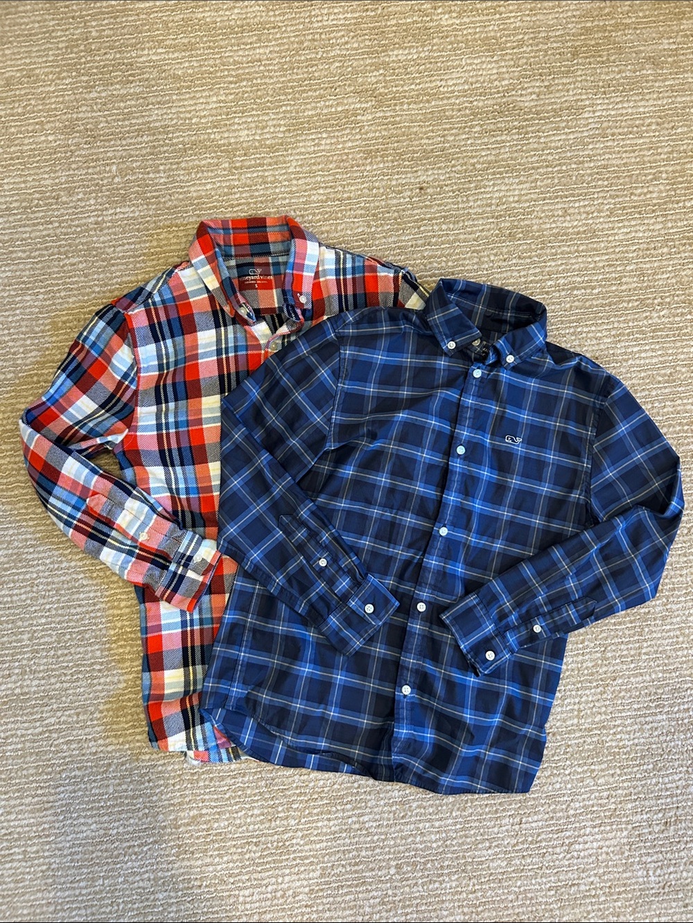 Vineyard Vines Boy’s Button Down Shirts, Size Small